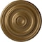 Ekena Millwork Kepler Traditional Ceiling Medallion (For Canopies up to 2 5/8"), 11 7/8"OD x 1 1/4"P, Pale Gold CM12KPPAS - alternate 1